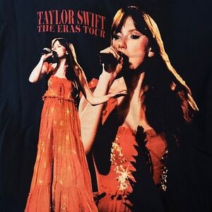 Taylor Swift The Eras Tour Black Tee